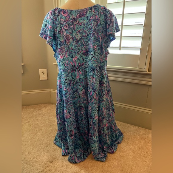 Lilly Pulitzer Shells and Bella Kawai Swing Dress XL - Picture 5 of 5